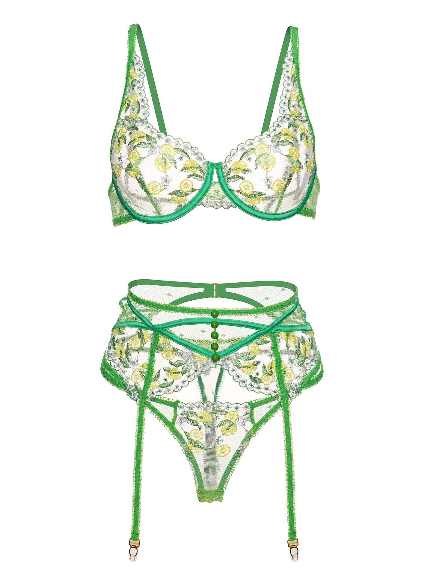 Conjunto de Lingerie Limoncello