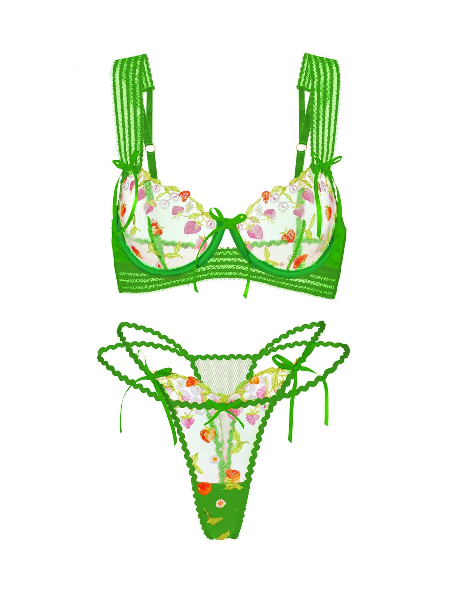 Conjunto de Lingerie Lush Garden